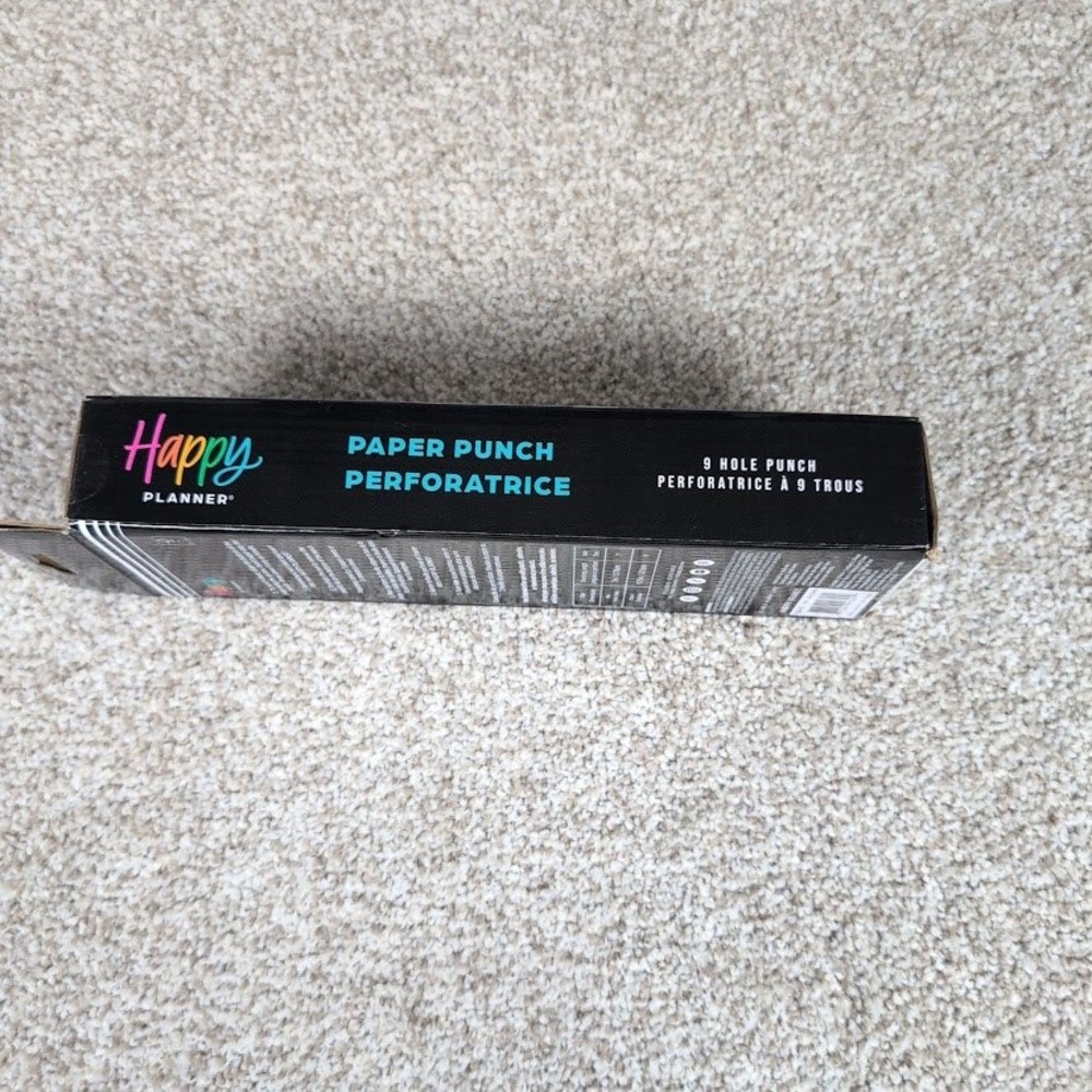Happy‎ Planner Paper Punch 9 Hole Classic Disc Bound System New - Picture 4 of 4